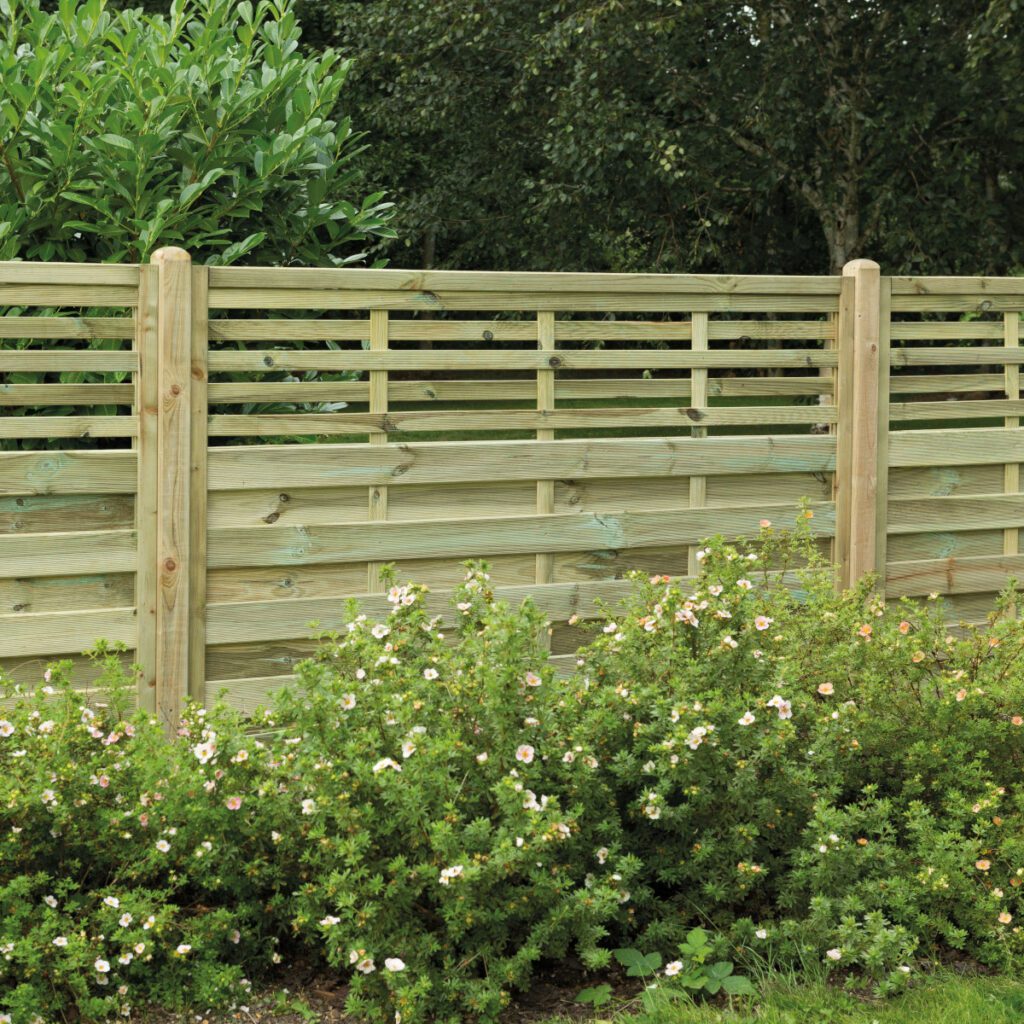 Forest Garden 1.8m x 1.2m Pressure Treated Decorative Kyoto Fence Panel – Pack of 3 5013053153444 2
